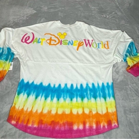 Disney Spirit Jersey Size Medium Tye Dye Summer Citrus - Picture 5 of 8